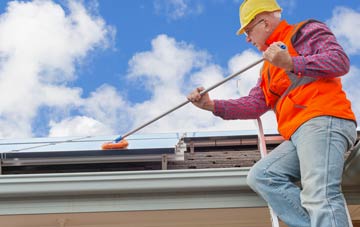 Penparc soft wash roof cleaning